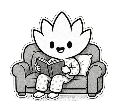Kicking lit en pyjama sur le divan