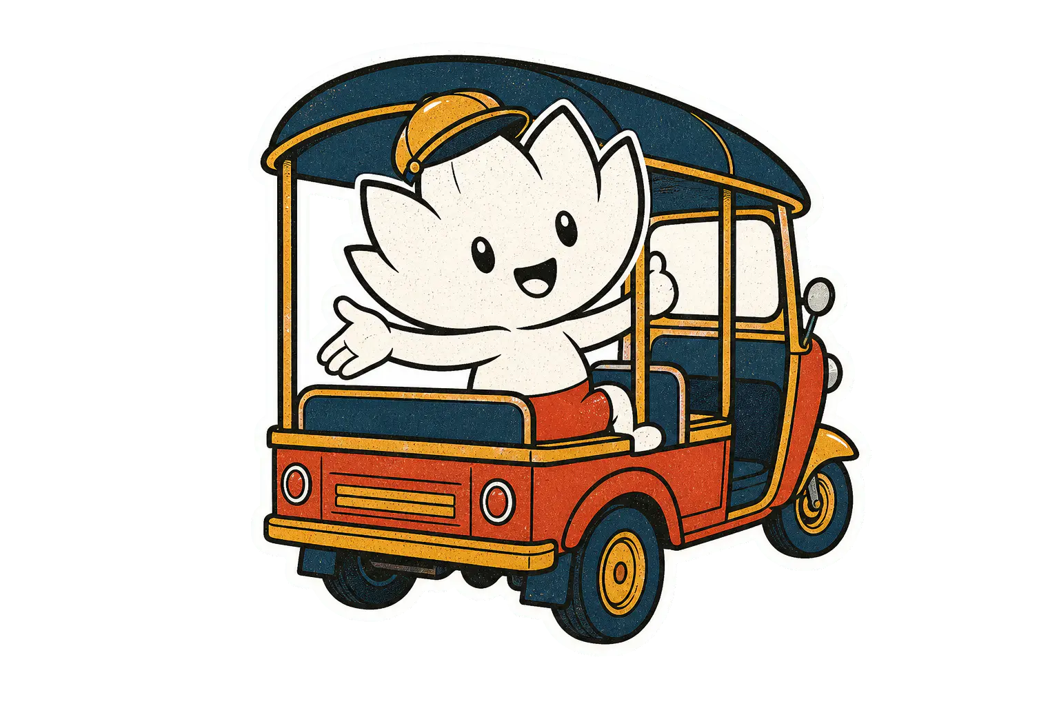 Kiki t'invite en tuk-tuk pour l'aventure en Thaïlande